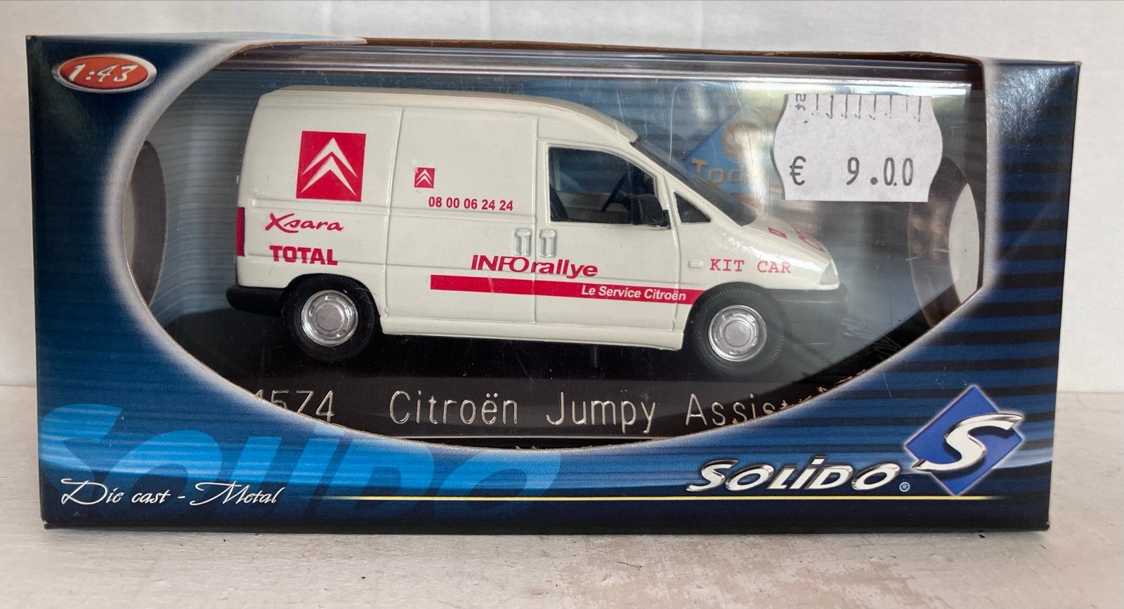 Solido Citroën Jumpy Assistance 1:43 Modelauto, Ophalen of Verzenden, Nieuw, Bus of Vrachtwagen, Solido