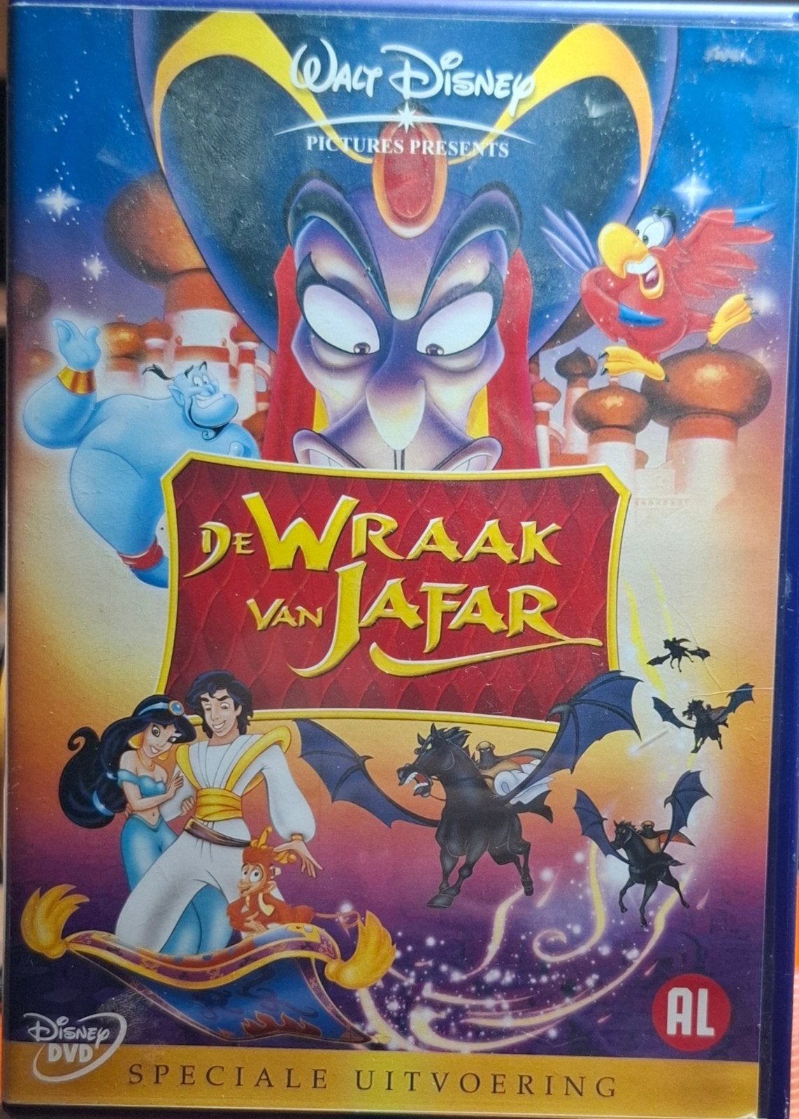 De Wraak van Jafar - Walt Disney DVD (krasvrij), Animatie, Alle leeftijden, Nederlands, Ophalen of Verzenden