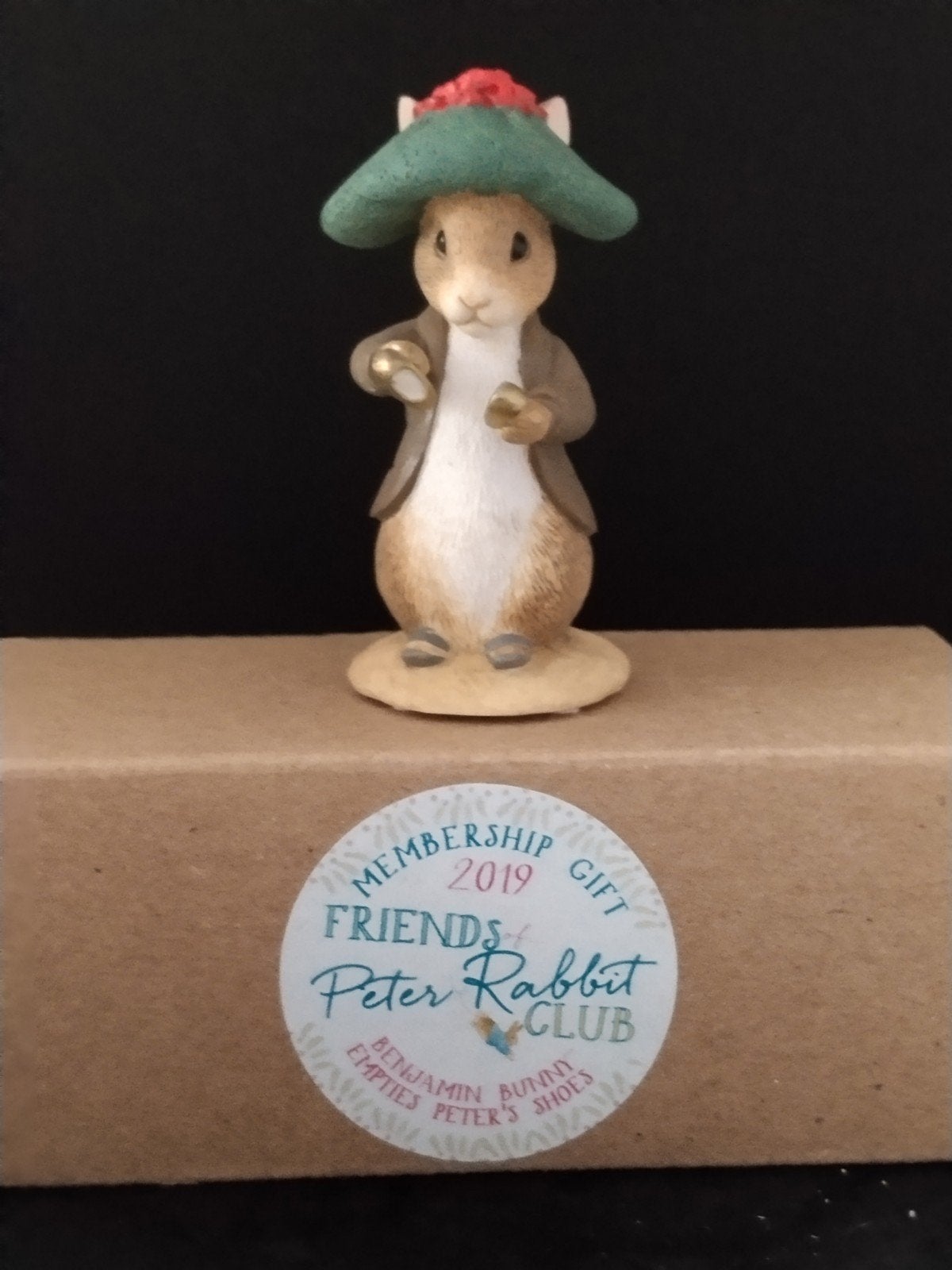 Benjamin Bunny Figurine - Friends of Peter Rabbit Club, Ophalen of Verzenden, Zo goed als nieuw