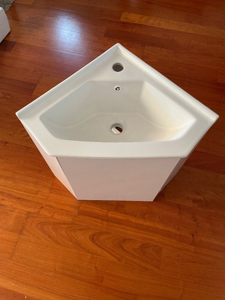 Allibert Corner Washbasin Unit 40 cm – New, Ophalen, Minder dan 50 cm, Overige typen, Nieuw