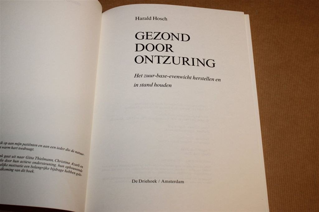 Gezond door Ontzuring — Zuur-Base-Evenwicht en Voeding, Ophalen of Verzenden, Gelezen