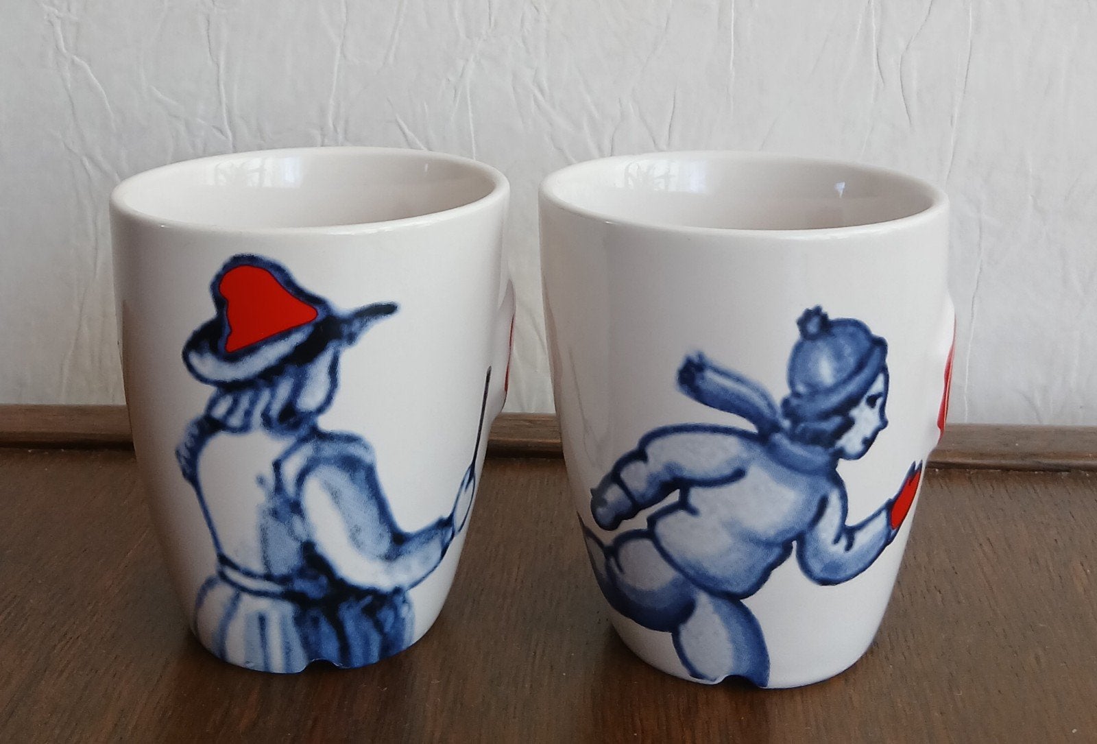 Douwe Egberts Mok Hollandsche Waaren 2 Stuks Nieuw, Nieuw, Ophalen of Verzenden, Overige stijlen, Kop(pen) en/of Schotel(s)