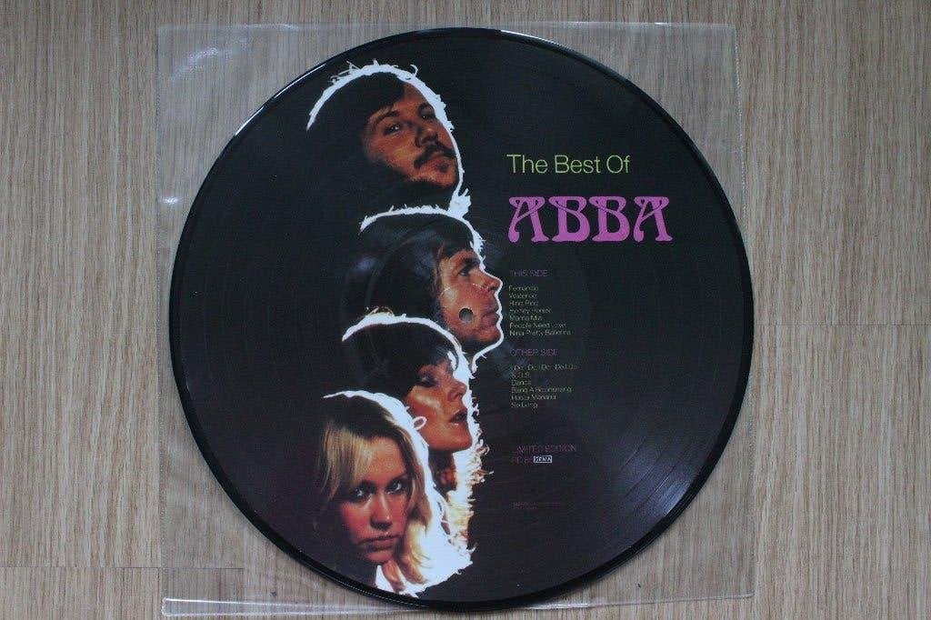 ABBA - The Best of ABBA - Picture Disc - Denemarken 1985, LP, Gebruikt, Pop, Ophalen of Verzenden