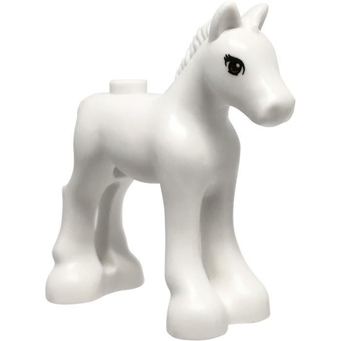 super leuk NIEUW lego CITY / FRIENDS veulen / paard wit, Ophalen of Verzenden, Nieuw, Lego