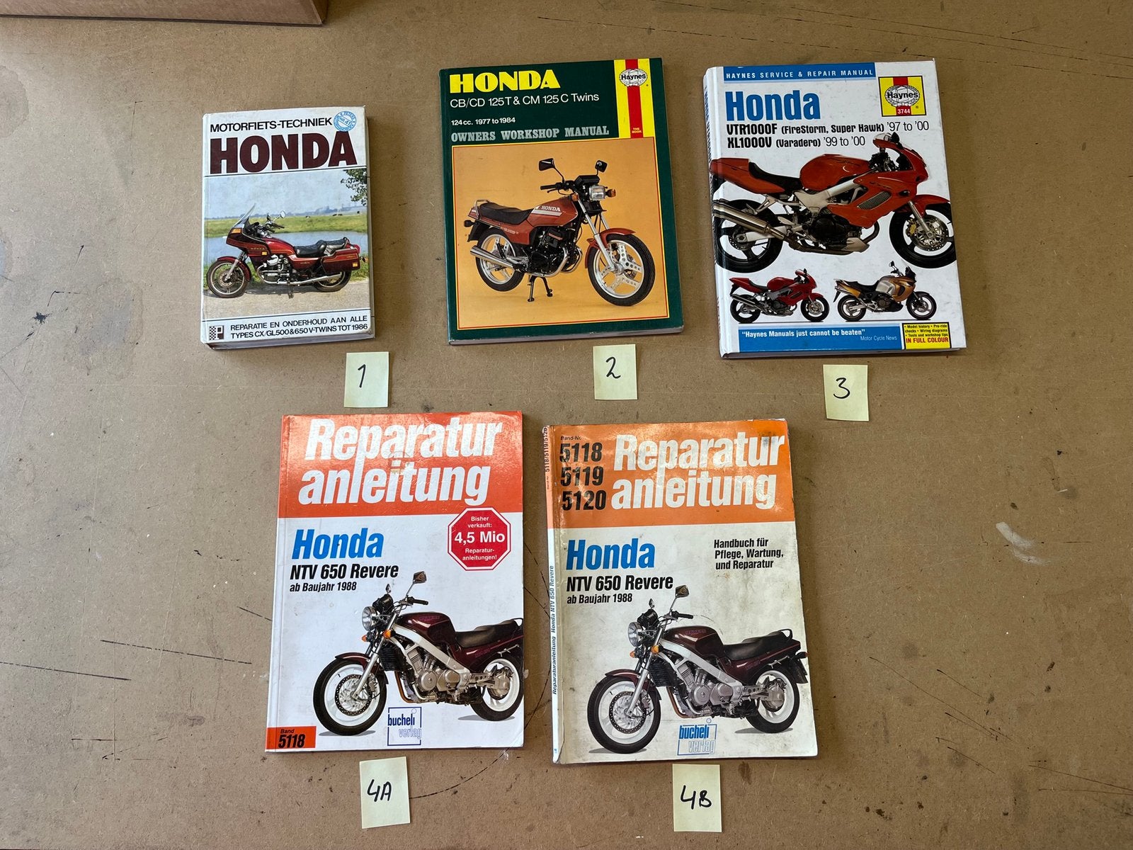 Werkplaatshandboeken HONDA div modellen, Ophalen of Verzenden