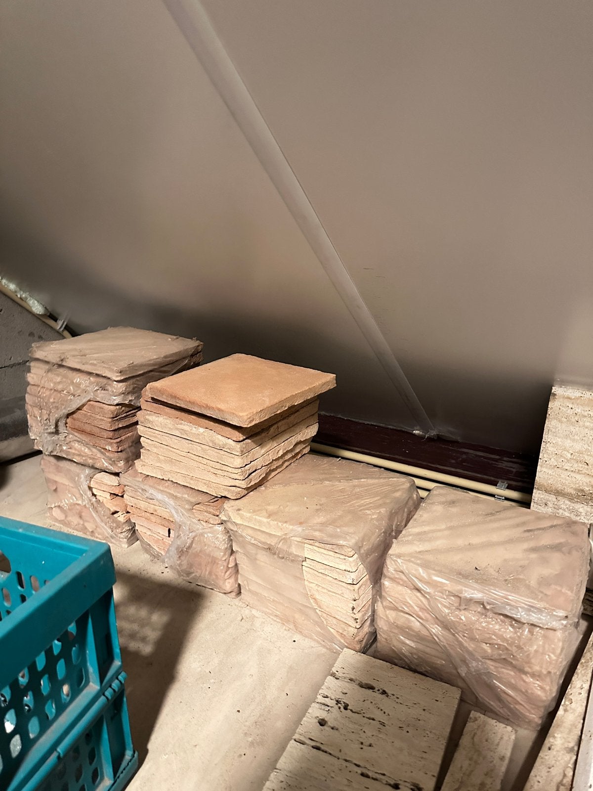 Ongeveer 55 terracotta tegels, daarnaast nog wat halve, Ophalen, Overige materialen, Nieuw, 10 m² of meer