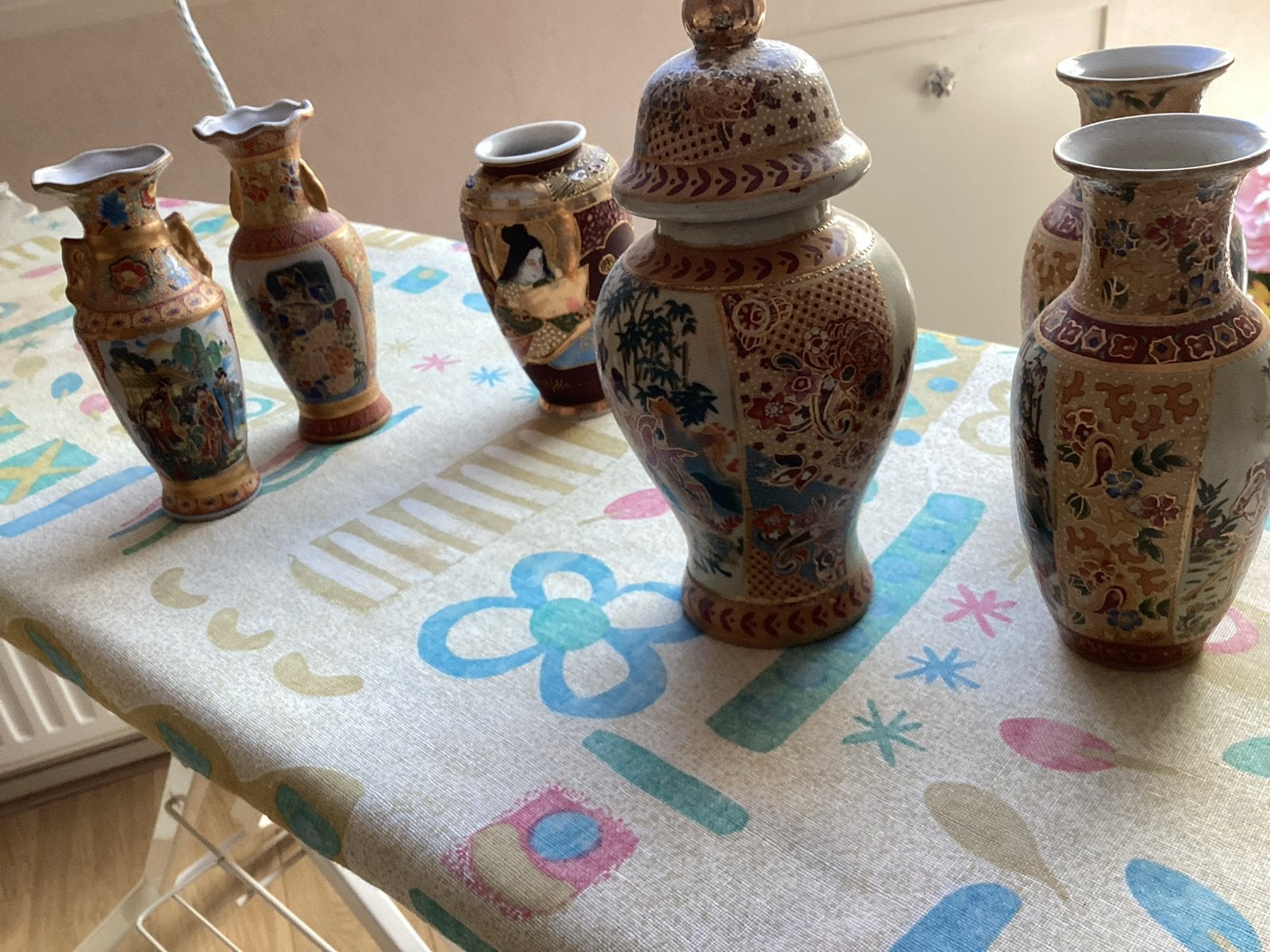 Decoratieve mini vaasjes en asbakken set, Ophalen of Verzenden
