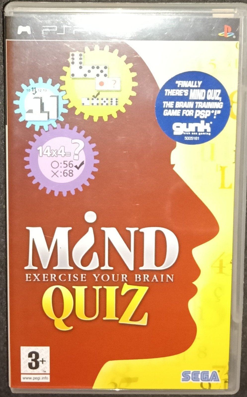 Mind Quiz psp, Puzzel en Educatief, 1 speler, Ophalen of Verzenden, Zo goed als nieuw