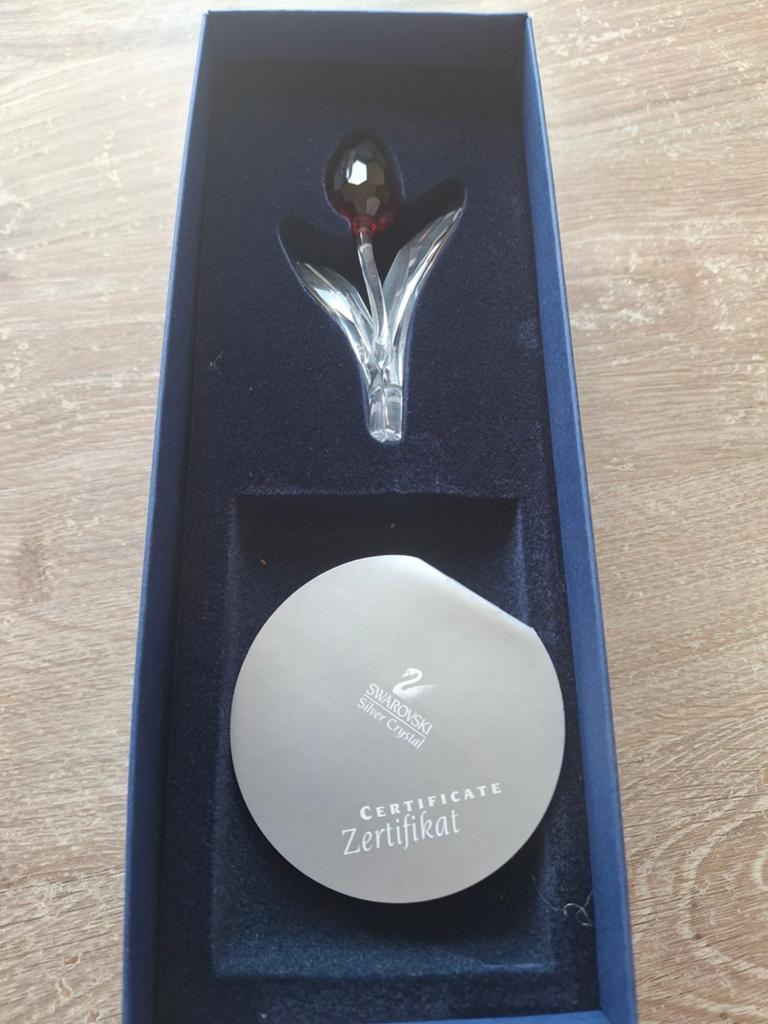Rode tulp, Verzamelen, Swarovski, Ophalen of Verzenden, Zo goed als nieuw, Figuurtje