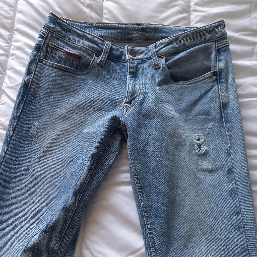Tommy hilfiger spijkerbroek, Blauw, Ophalen of Verzenden, Zo goed als nieuw, W28 - W29 (confectie 36)