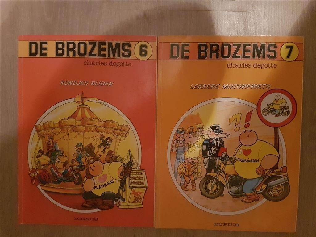 2x de brozems-goede staat-losse verkoop, Eén stripboek, Ophalen of Verzenden, Zo goed als nieuw