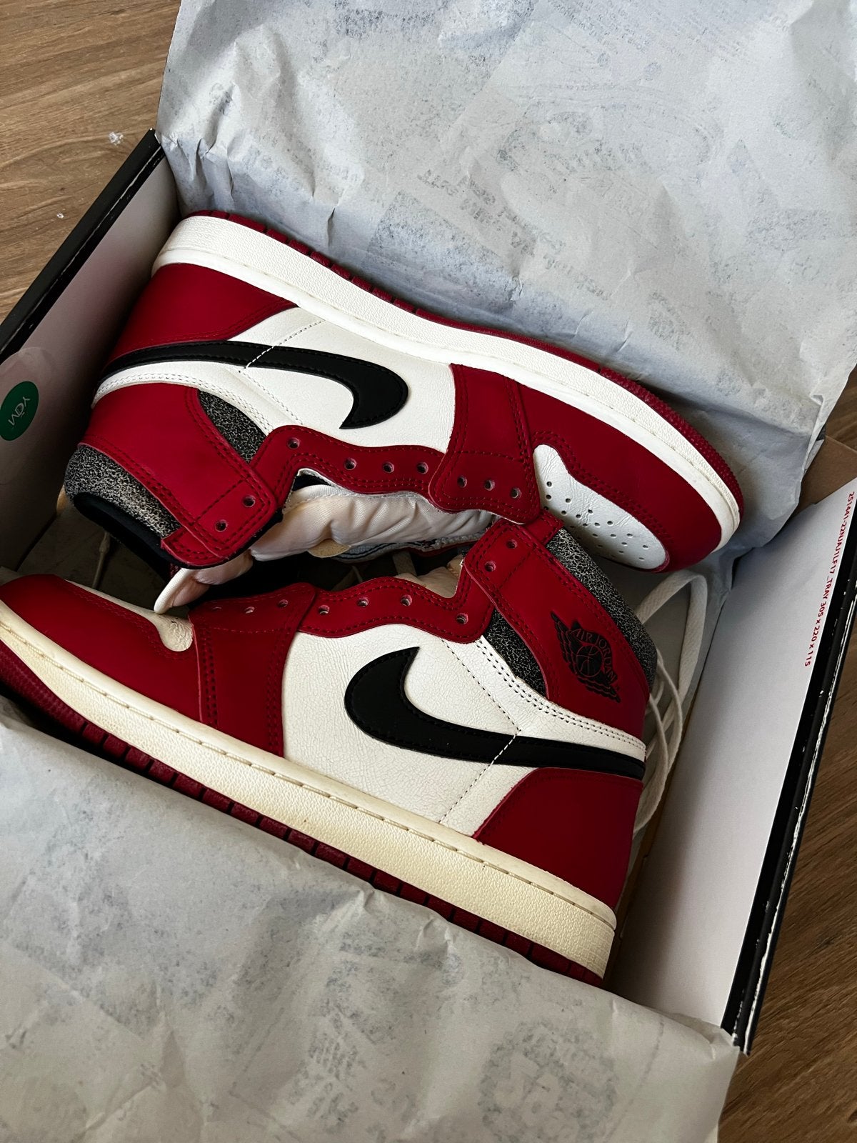 Nike Air Jordan 1 Retro High OG Lost & Found Chicago maat 40, Kleding | Heren, Schoenen, Verzenden, Zo goed als nieuw, Sneakers of Gympen