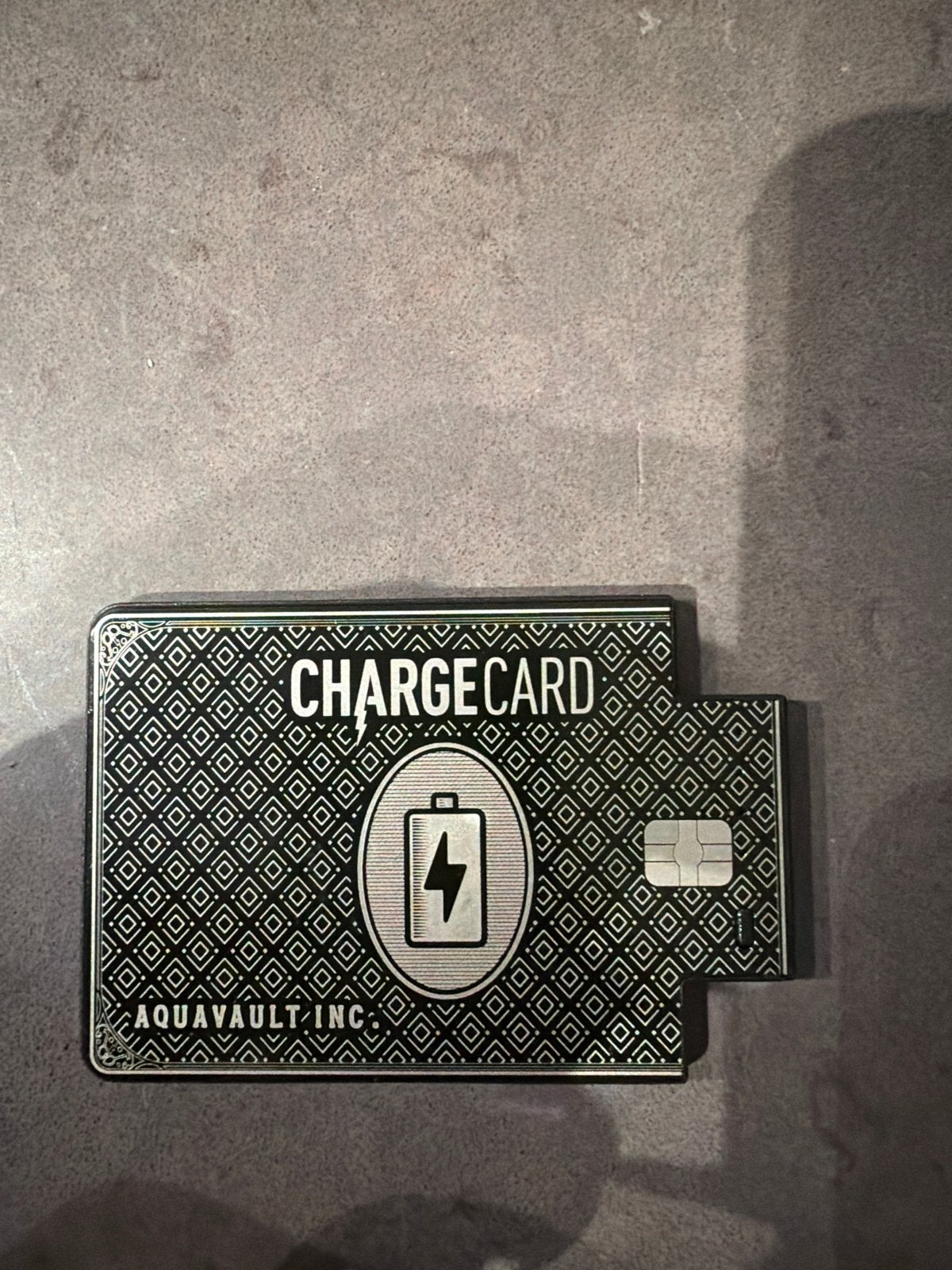 ChargeCard Aquavault Inc. Powerbank Creditcard formaat, Universeel, Ophalen of Verzenden, Zo goed als nieuw, Overige merken