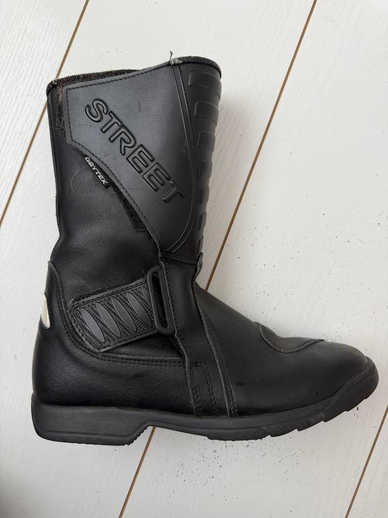 Zwarte Street Drytex motorlaarzen voor dames, maat 38, Ophalen of Verzenden, Tweedehands, Dames, Laarzen