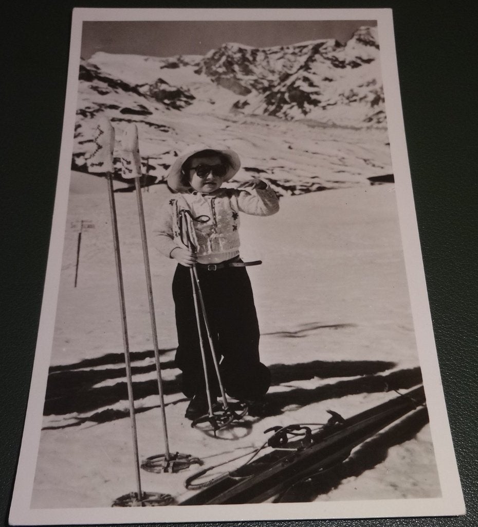 Koninklijk Huis - Margriet - Zermatt - 1948 - KOr01, Verzenden, Zo goed als nieuw, Nederland, Kaart, Foto of Prent