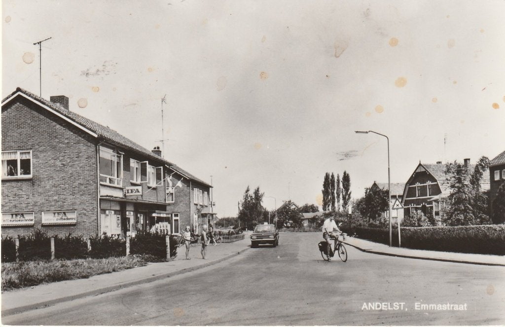 Andelst (Gld.) - Emmastraat., Ophalen of Verzenden, 1960 tot 1980, Ongelopen, Gelderland