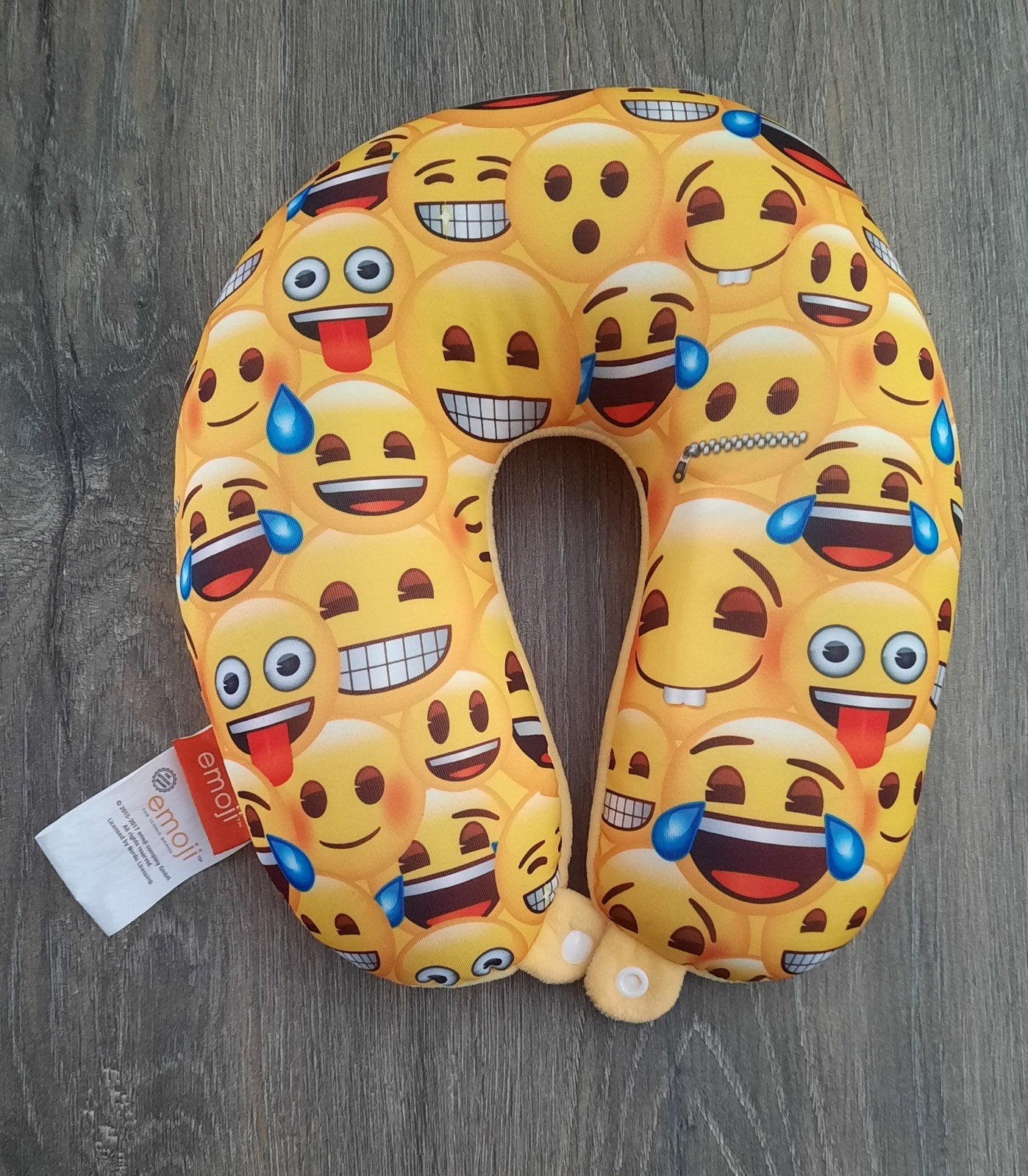 Emoji nekkussen, Huis en Inrichting, Ophalen of Verzenden, Zo goed als nieuw, Vierkant