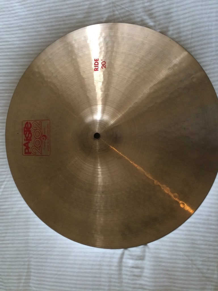 PAISTE 2002 diverse Cymbals in nette staat., Ophalen of Verzenden, Gebruikt, Overige merken