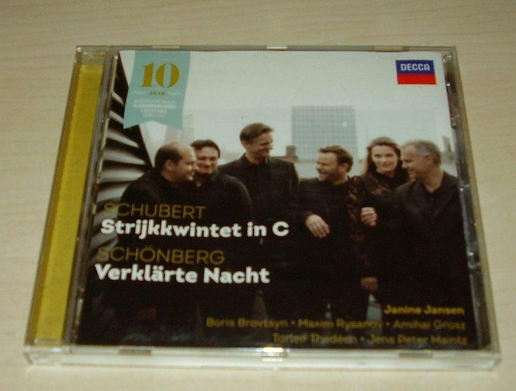Schubert Strijkkwintet in C CD Janine Jansen Schonberg Decca, Ophalen of Verzenden, Classicisme, Zo goed als nieuw, Overige typen