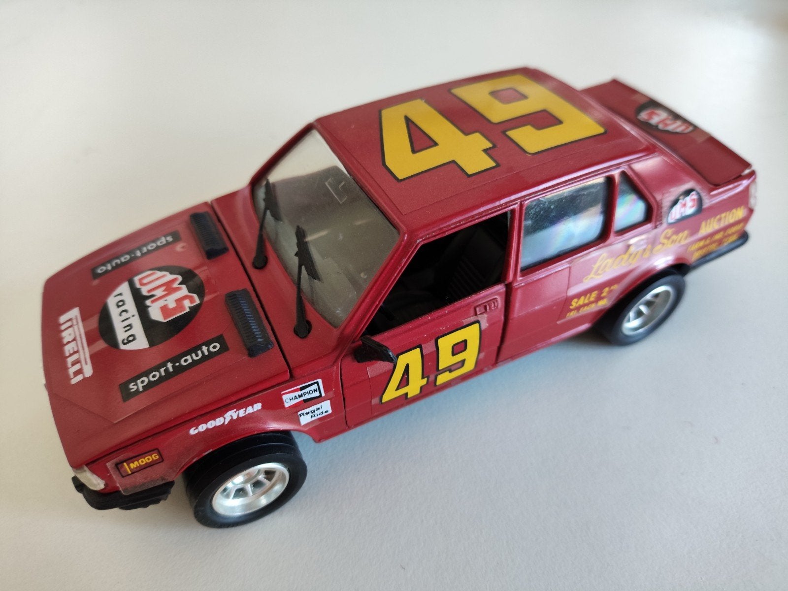 Polistil Alfa Romeo Giulietta 1.8 raceauto schaal 1:25, Ophalen of Verzenden