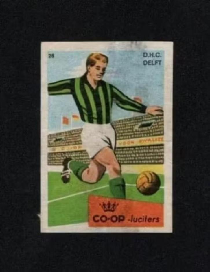 Lucifermerk DHC Delft Voetbal Jaren 60., Ophalen of Verzenden, Zo goed als nieuw