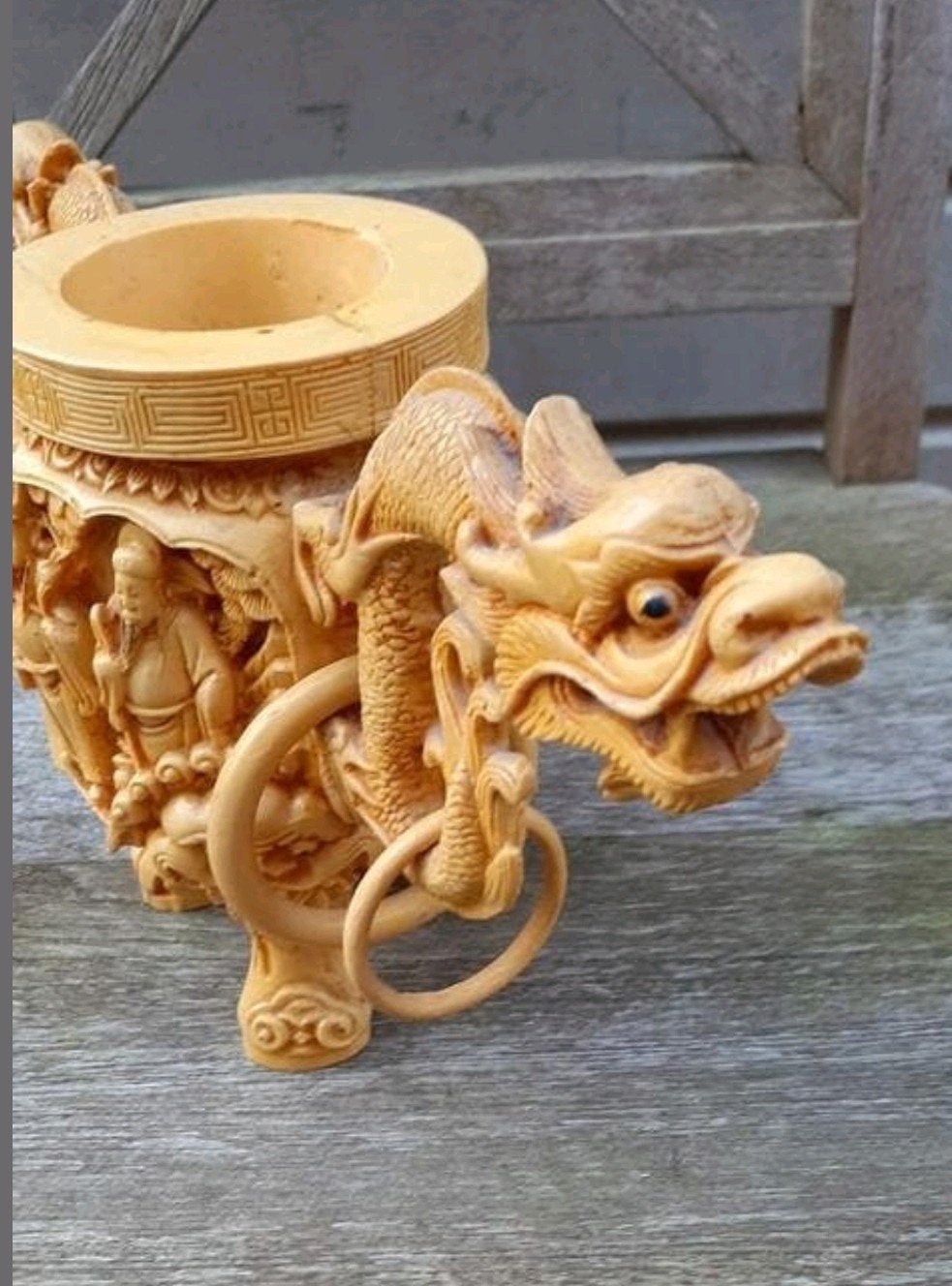 Decoratieve Chinese draken wierookbrander, Ophalen of Verzenden