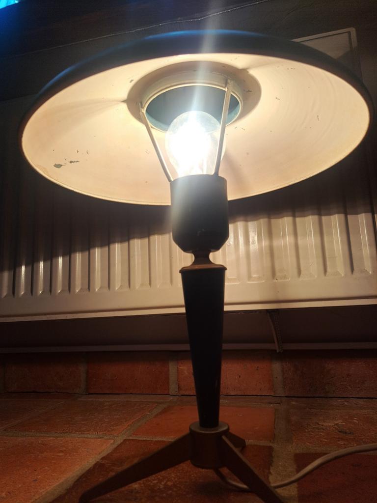 Louis Kalff Bijou vintage UFO lamp, Antiek en Kunst, Ophalen of Verzenden