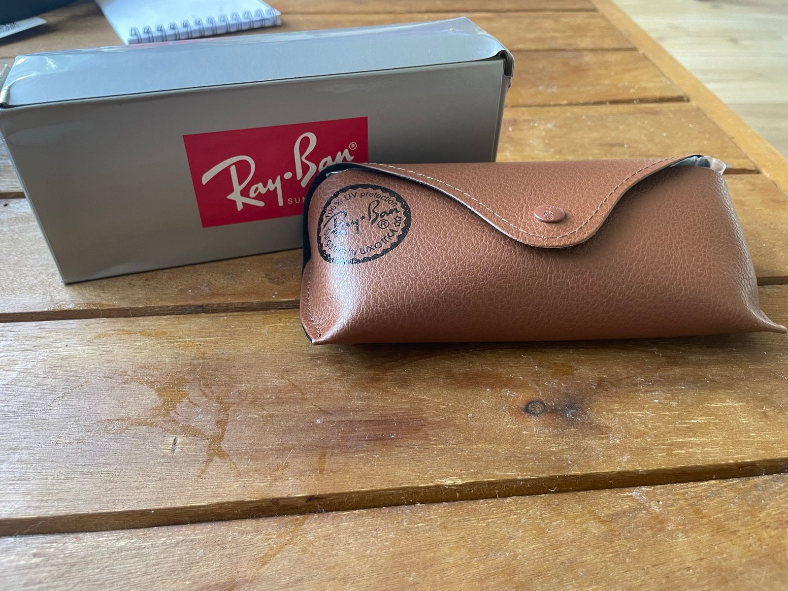 Ray-Ban Aviator Zonnebril - Zwart met Bruin Etui, Sieraden, Tassen en Uiterlijk, Zonnebrillen en Brillen | Heren, Zonnebril, Zwart