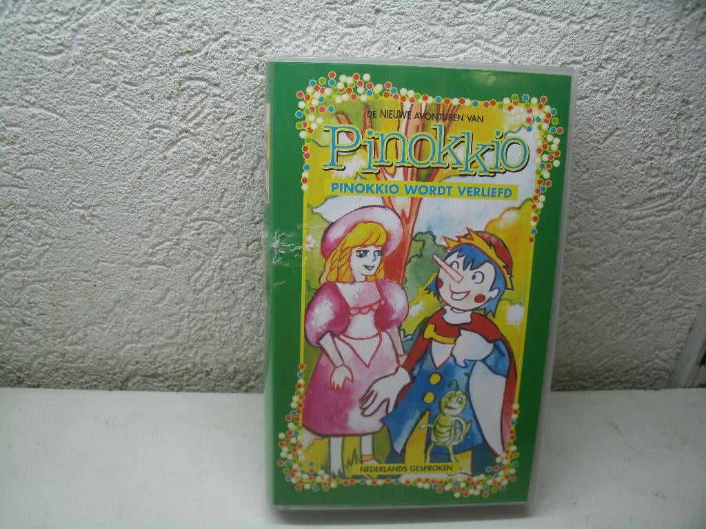 vhs 188a pinokkio pinokkio wordt verliefd ned gespr, Alle leeftijden, Ophalen of Verzenden, Gebruikt, Overige typen