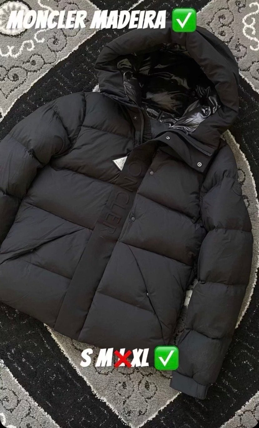 Moncler Madeira Jas met NFC Scan en QR code - Maten S, M, L, Ophalen of Verzenden, Nieuw, Overige maten, Zwart