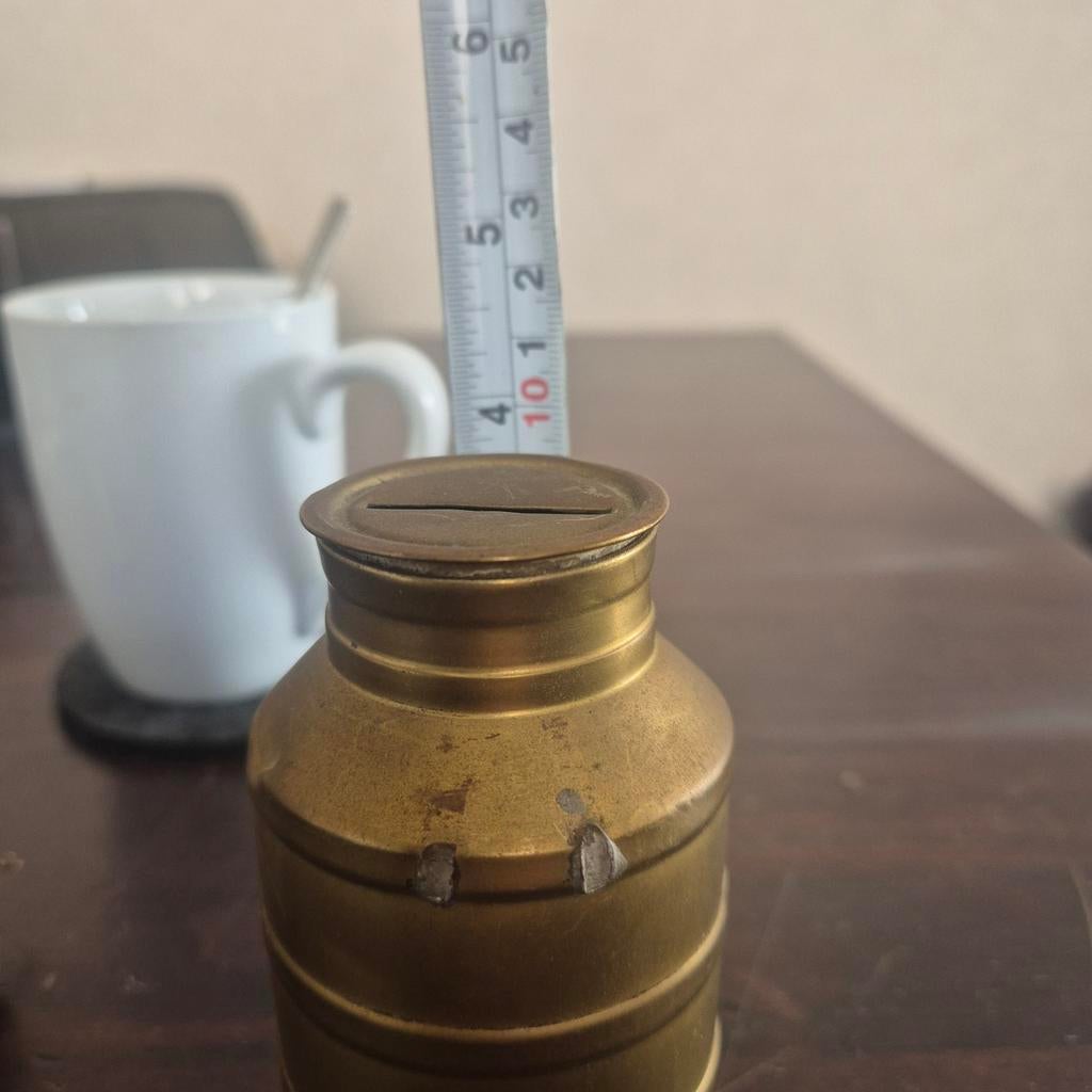 Vintage Melkbus Spaarpot met Muntgeldgleuf, Ophalen of Verzenden