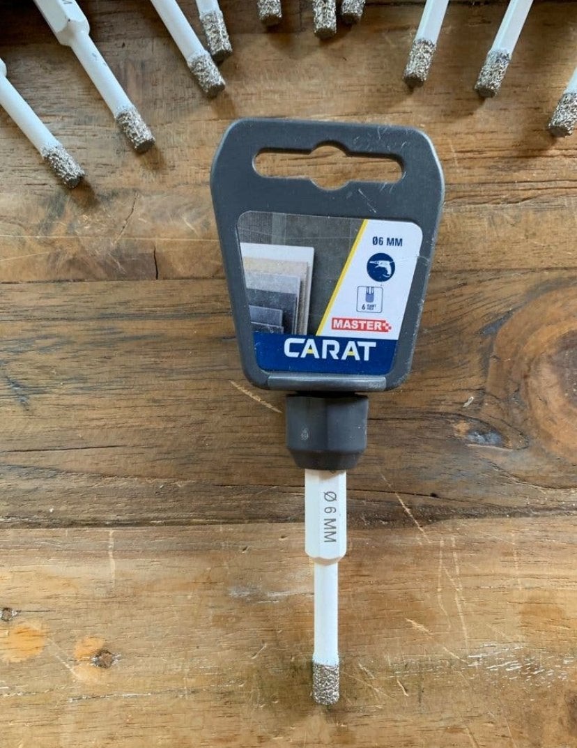 Carat MASTER diamant tegelboren 6, 8 en 10 mm, Carat, Nieuw, Ophalen of Verzenden, Carat