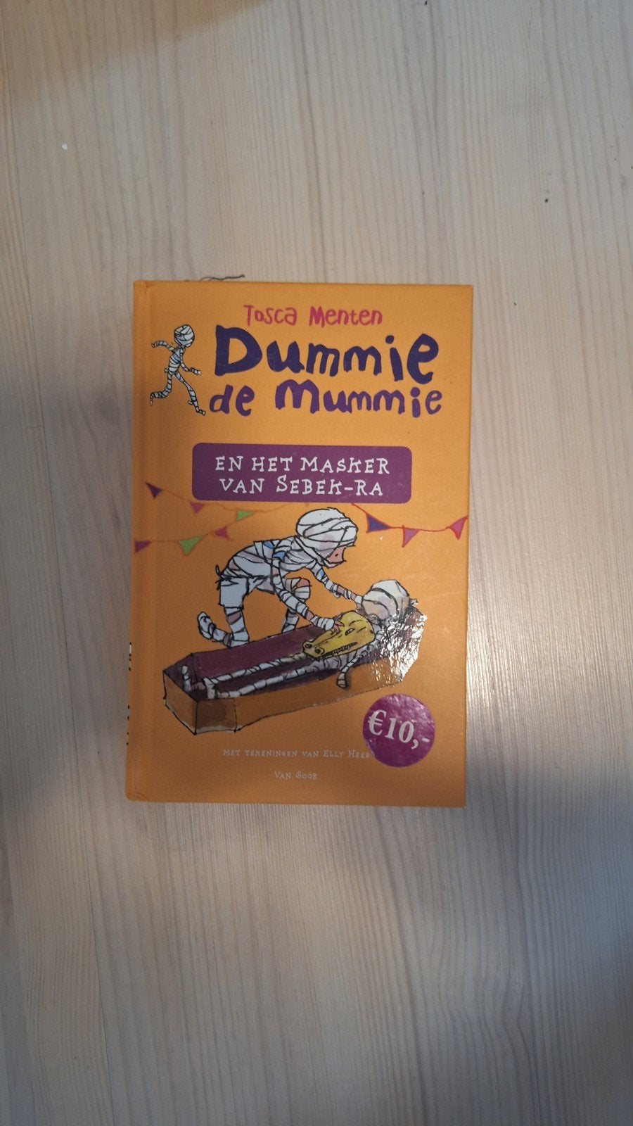 Dummie de Mummie en het Masker van Sebek-Ra - Tosca Menten, Ophalen of Verzenden, Gelezen, Tosca Menten, Fictie