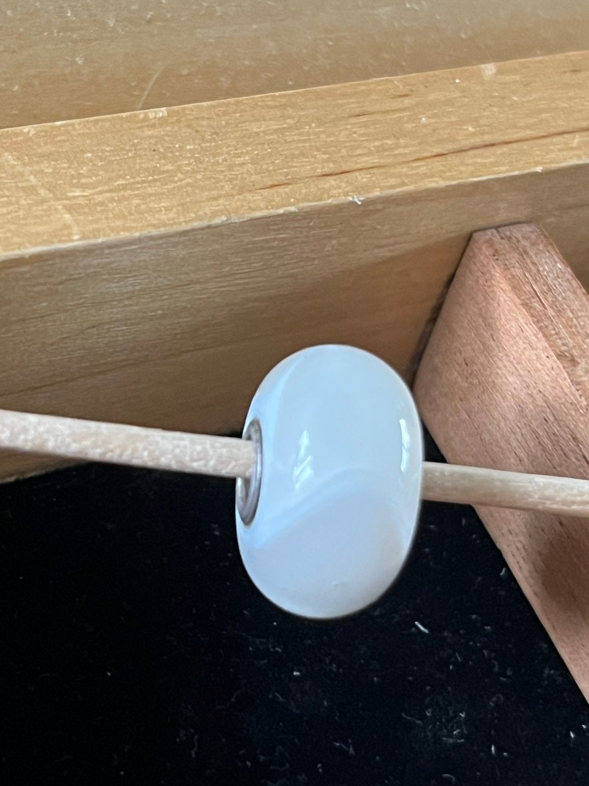 Trollbeads gordeldier TGLBE-10125, Ophalen, Glas of Kristal, Zo goed als nieuw, Trollbeads