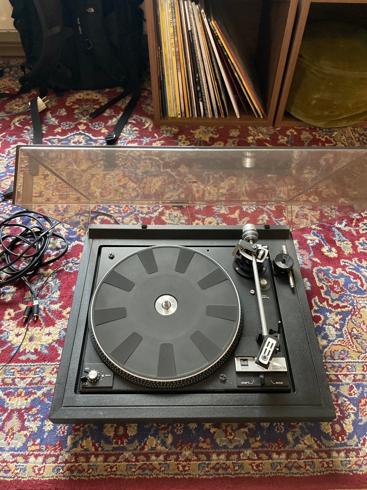 Dual CS 1237 Platenspeler - Vintage Geluidskwaliteit, Ophalen, Gebruikt, Automatisch, Platenspeler