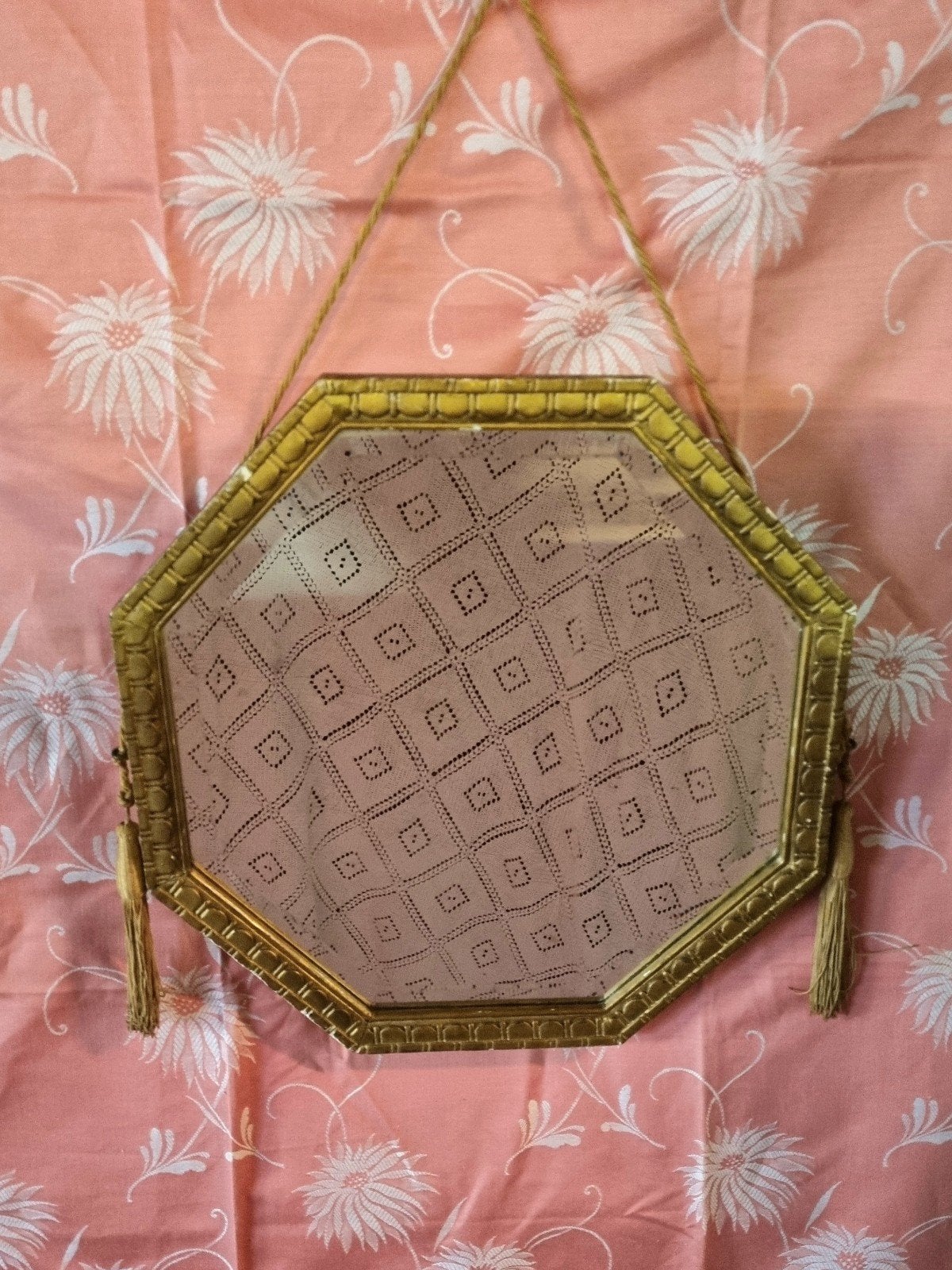 Antieke Franse spiegel, Huis en Inrichting, Ophalen, Overige vormen, Minder dan 50 cm, Minder dan 100 cm