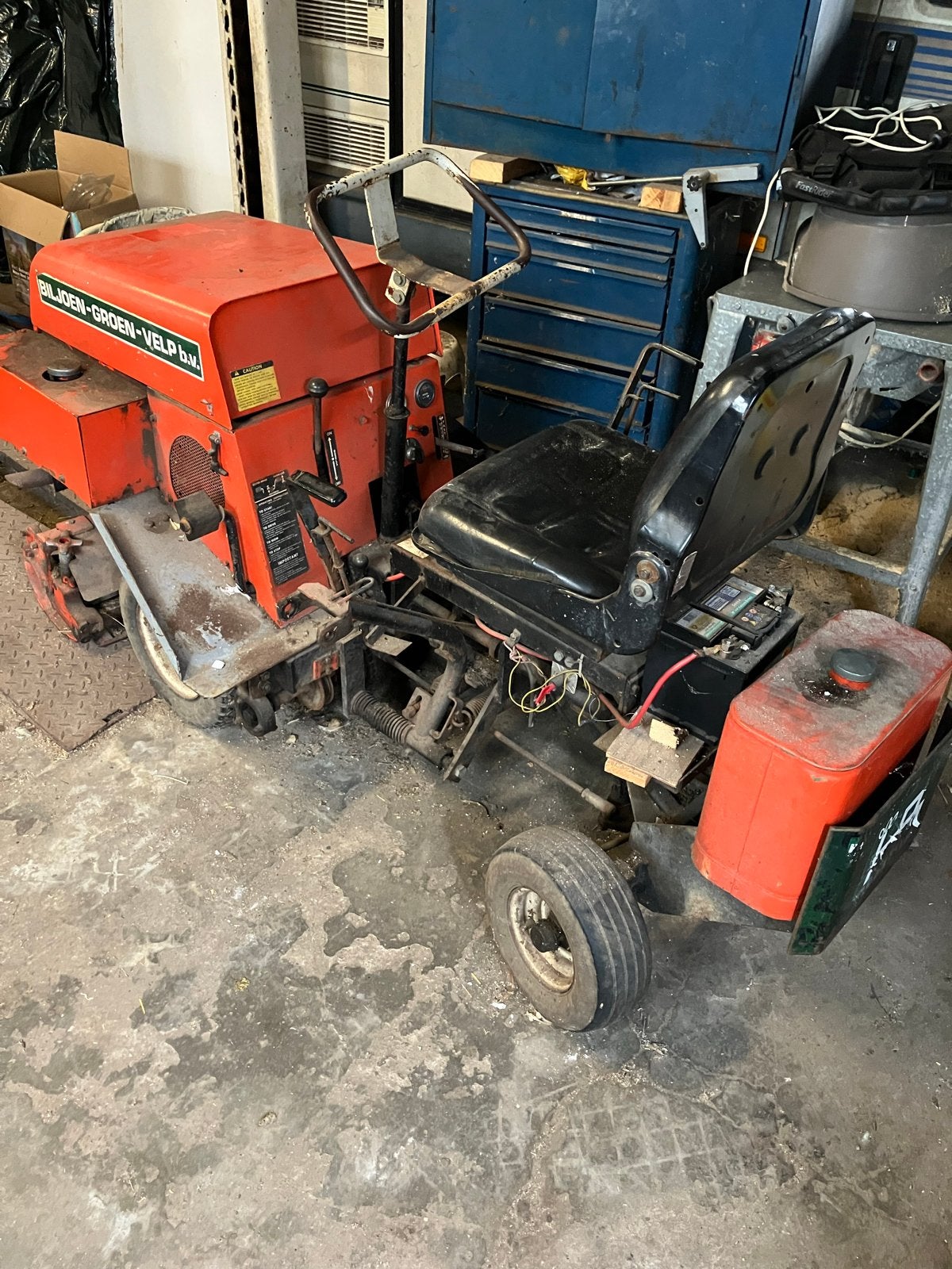 Zitmaaier / kooimaaier met Kohler motor, Ophalen, Gebruikt, Elektrische starter, 120 cm of meer