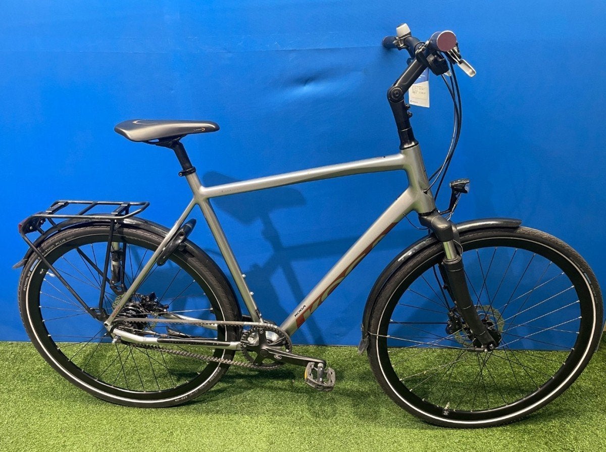Koga F3 6.0 Belt Alfine 11 Heren Silver Smoke 60cm, Fietsen en Brommers, Gebruikt, -, -, Versnellingen