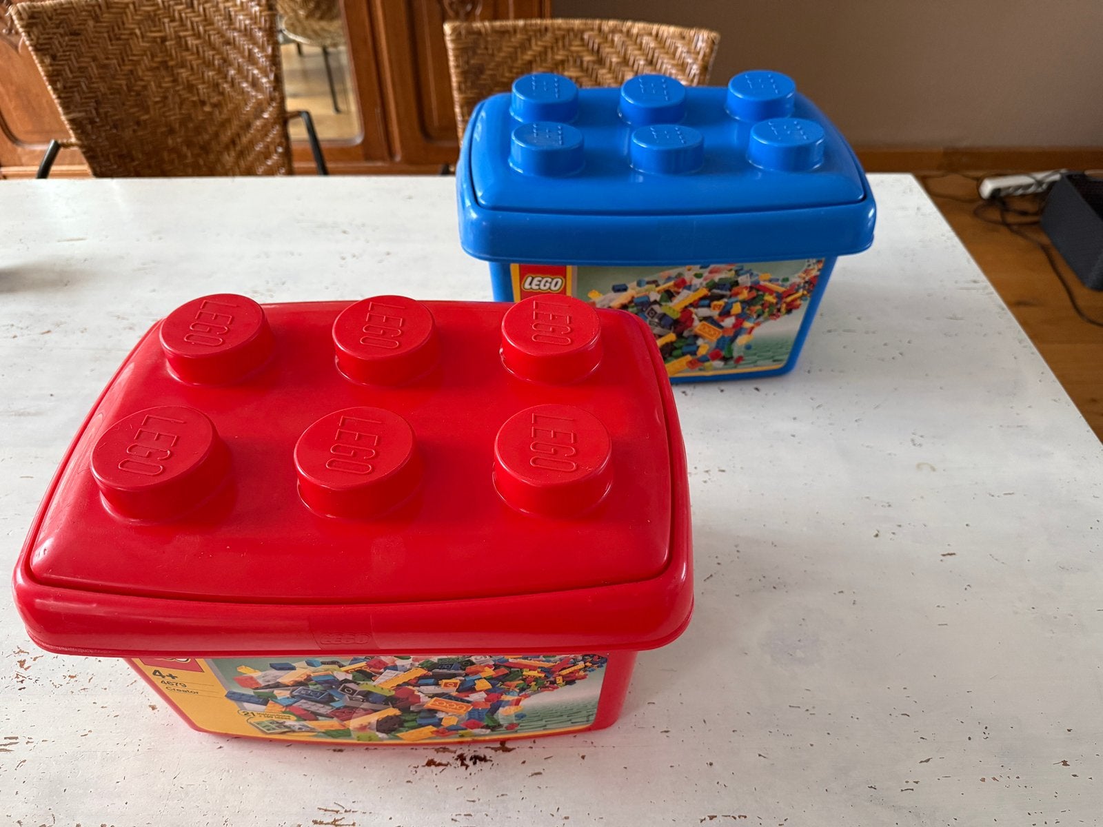 Partij LEGO Creator Opbergboxen (9 stuks), Gebruikt, Lego, Overige typen, Ophalen of Verzenden