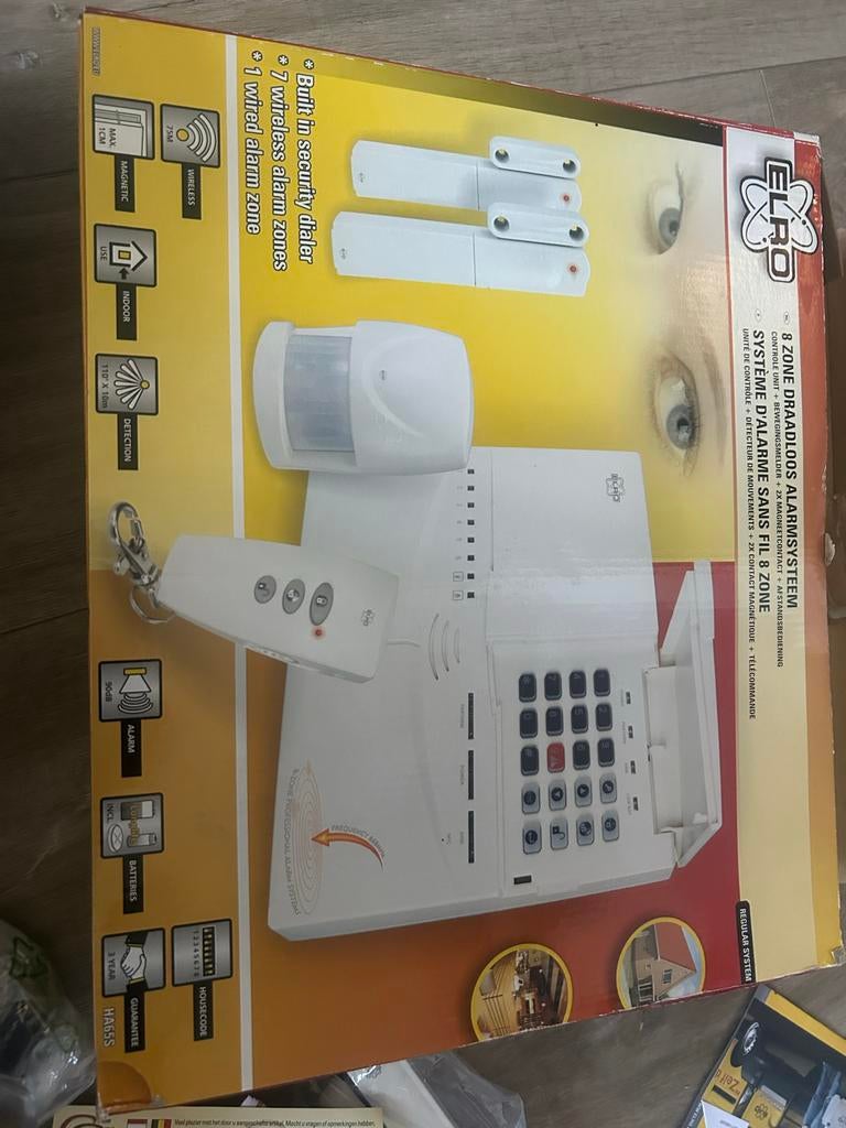 Compleet alarmsysteem met bewegings- en deurdetectie, Beweging, Nieuw, Ophalen of Verzenden, Compleet systeem