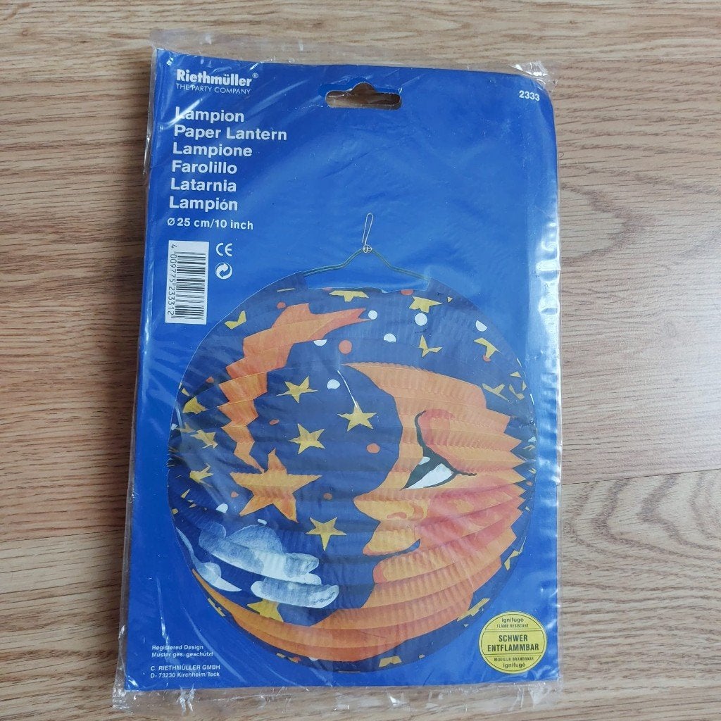 Riethmüller lampion van 25 cm(10inch),nieuwe, Hobby en Vrije tijd, Feestartikelen, Ophalen of Verzenden, Nieuw