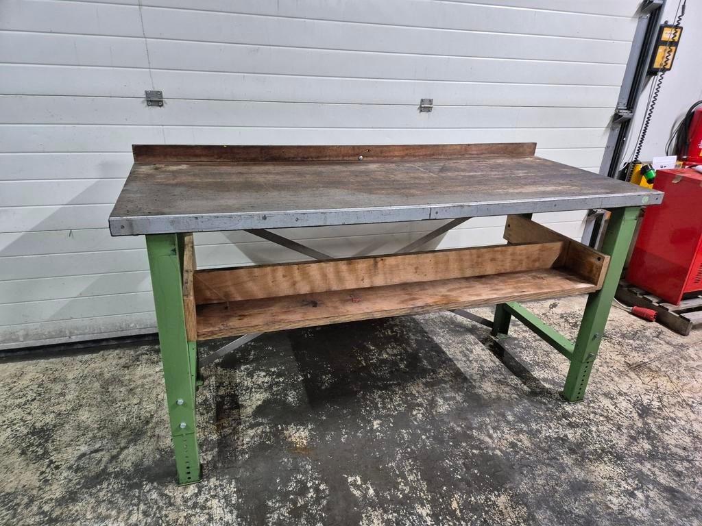 2x Werkbank, Gebruikt, ., Ophalen of Verzenden, 170 cm of meer