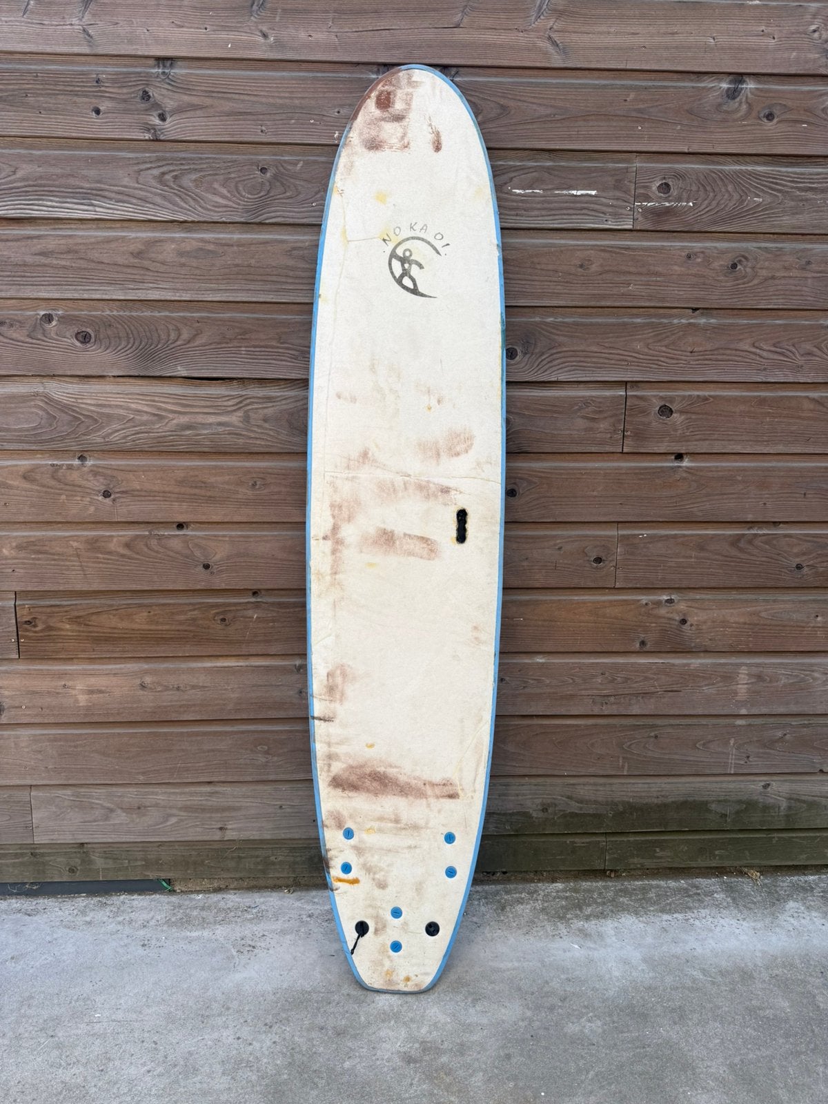Gebruikt surfboard - No Ka Oi, Watersport en Boten, Ophalen, Gebruikt, Longboard, Met vinnen