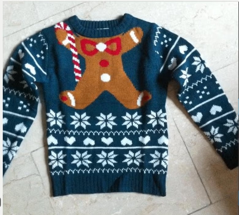 Kerst truitje jongens groen mt 122, Ophalen of Verzenden, Zo goed als nieuw, Jongen, Trui of Vest