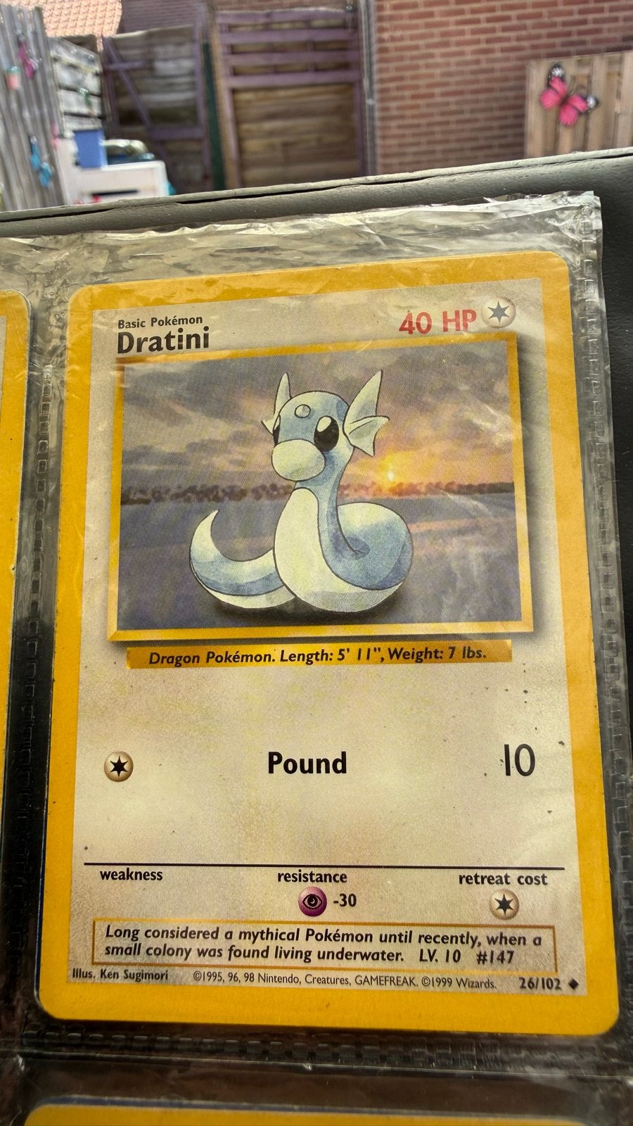 Pokémon Kaart Dratini 26/102 (1999 Wizards) - Basic Pokémon, Verzenden, Gebruikt, Losse kaart