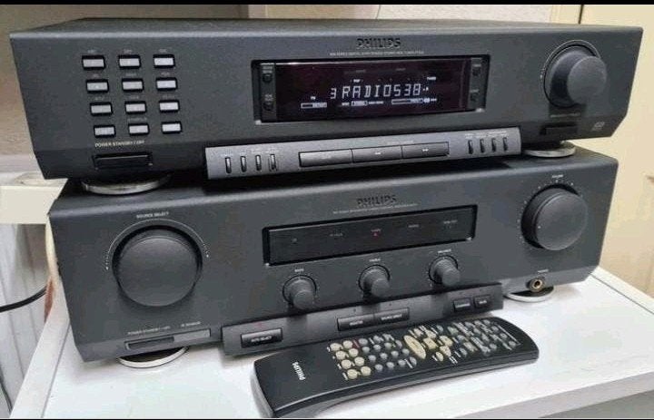 Philips versterker fa-911 + tuner ft-930 + afstandsbed., Audio, Tv en Foto, Stereo-sets, Ophalen of Verzenden