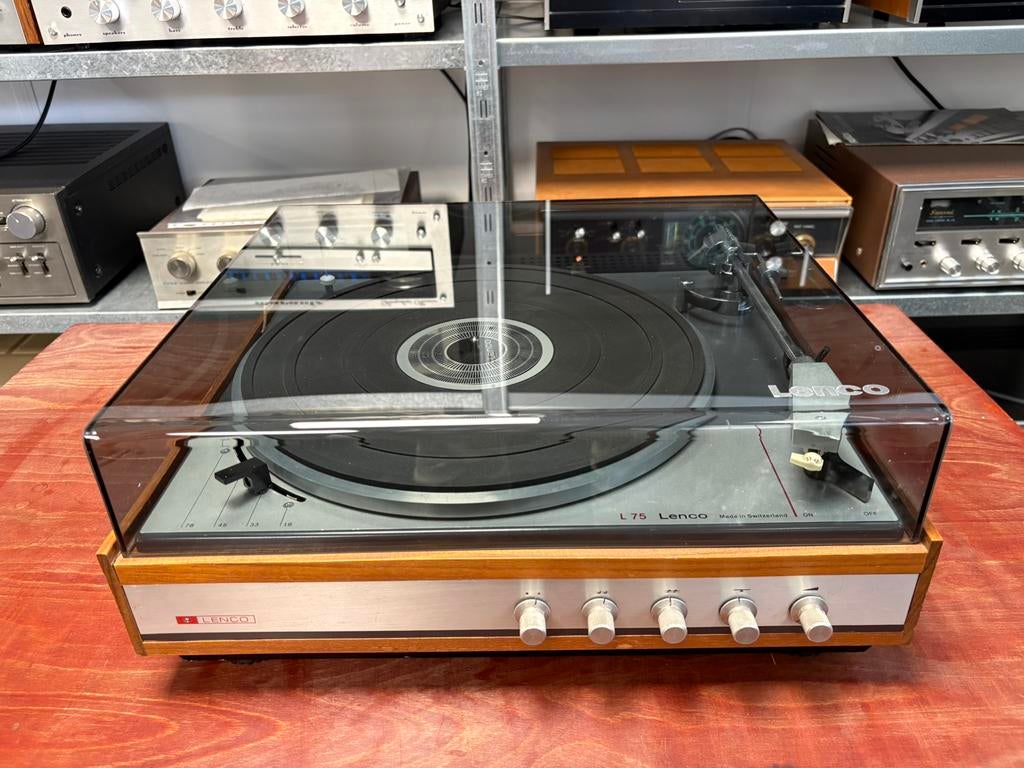 Lenco L75 met ingebouwde versterker, Ophalen, Refurbished, Platenspeler, Overige merken
