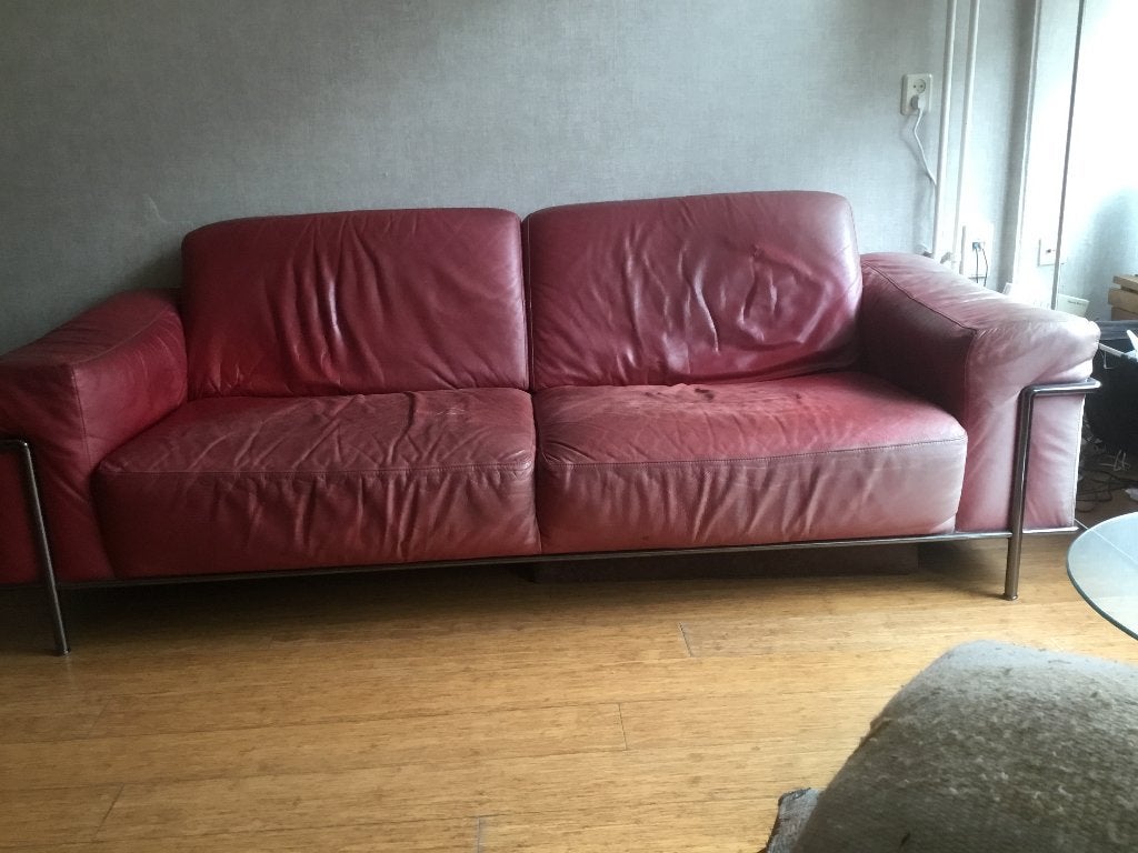 Bank, Huis en Inrichting, Ophalen, Gebruikt, Driepersoons, Rechte bank