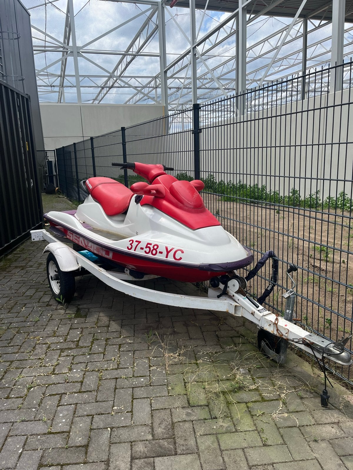 Seadoo GSX 787 Waterscooter - project schuurvondst + trailer, Ophalen, Gebruikt, Benzine, 70 tot 120 pk