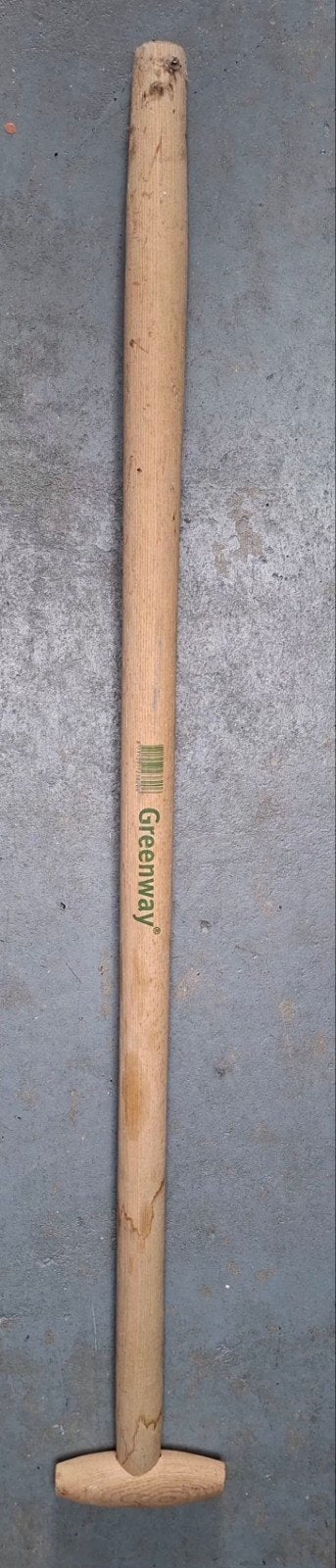 Greenway houten schopsteel met T-greep., Ophalen, Nieuw, Schop, Greenway